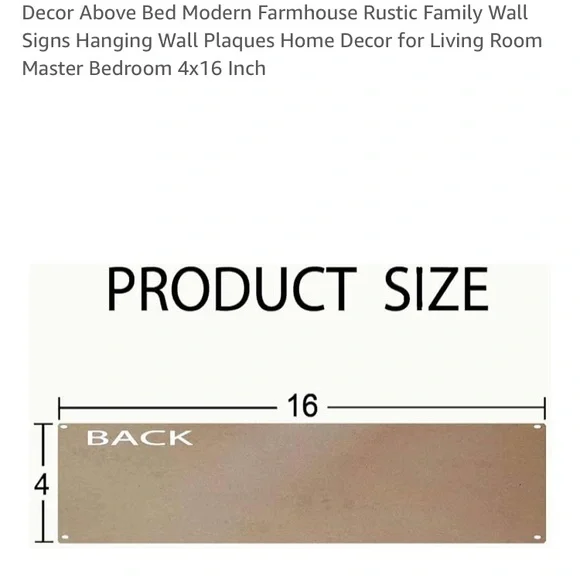 Inspirational Rustic Wall Art - Black Script on White - Picture 4 of 4